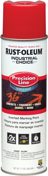 Industrial Choice 203038 Inverted Marking Spray Paint, Safety Red, 17 oz, Can